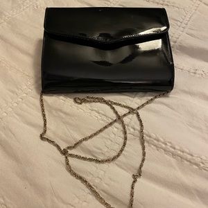 Vintage Ande Patent Leather Purse with Hidden Chain Strap